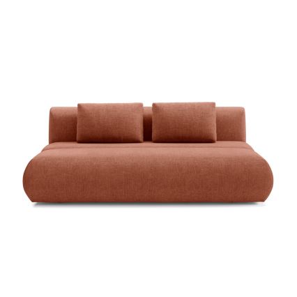 Sulankstoma trijų vietų sofa FANO ruda