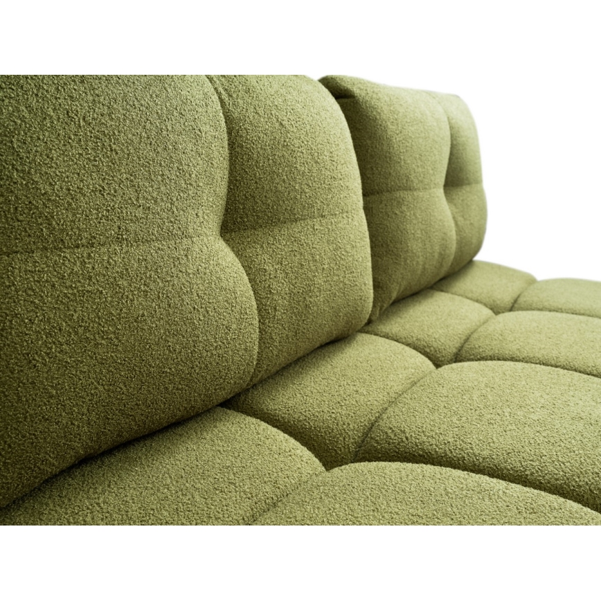 Sulankstoma trijų vietų sofa su sandėliavimo vieta NUORO žalia