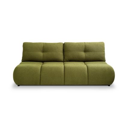 Sulankstoma trijų vietų sofa su sandėliavimo vieta NUORO žalia