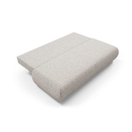 Sulankstoma trijų vietų sofa su sandėliavimo vieta PRATO smėlio spalva