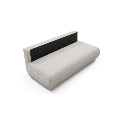 Sulankstoma trijų vietų sofa su sandėliavimo vieta PRATO smėlio spalva