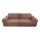 Sulankstoma trijų vietų sofa su sandėliavimo vieta RONDA raudona