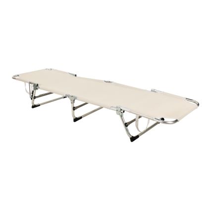 Sulankstomas reguliuojamas gultelis SUNO 56x190 cm kreminis