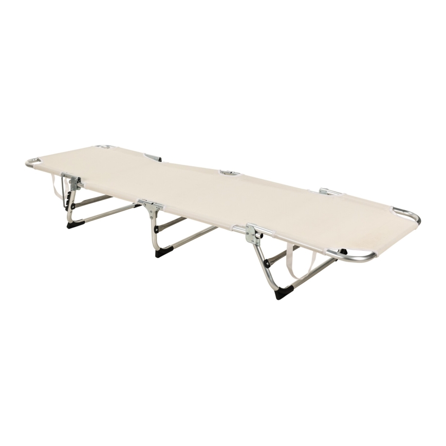 Sulankstomas reguliuojamas gultelis SUNO 56x190 cm kreminis