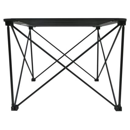 Sulankstomas stovyklavimo stalas 70x70cm antracitas