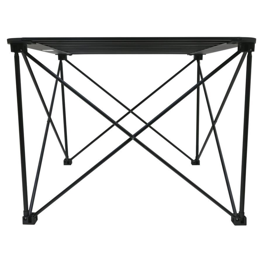 Sulankstomas stovyklavimo stalas 70x70cm antracitas