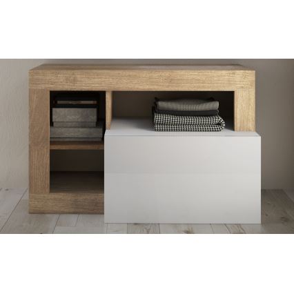 Suolas LENOR 91x209 cm baltas/rudas