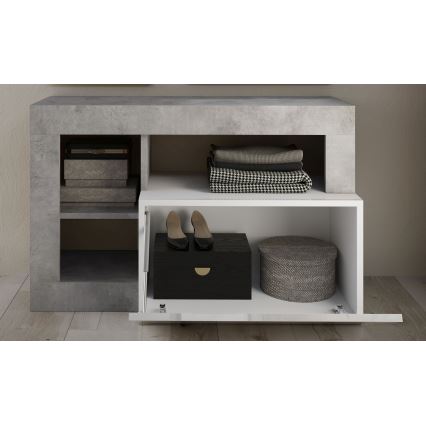 Suolas LENOR baltas/pilkas, betoninis