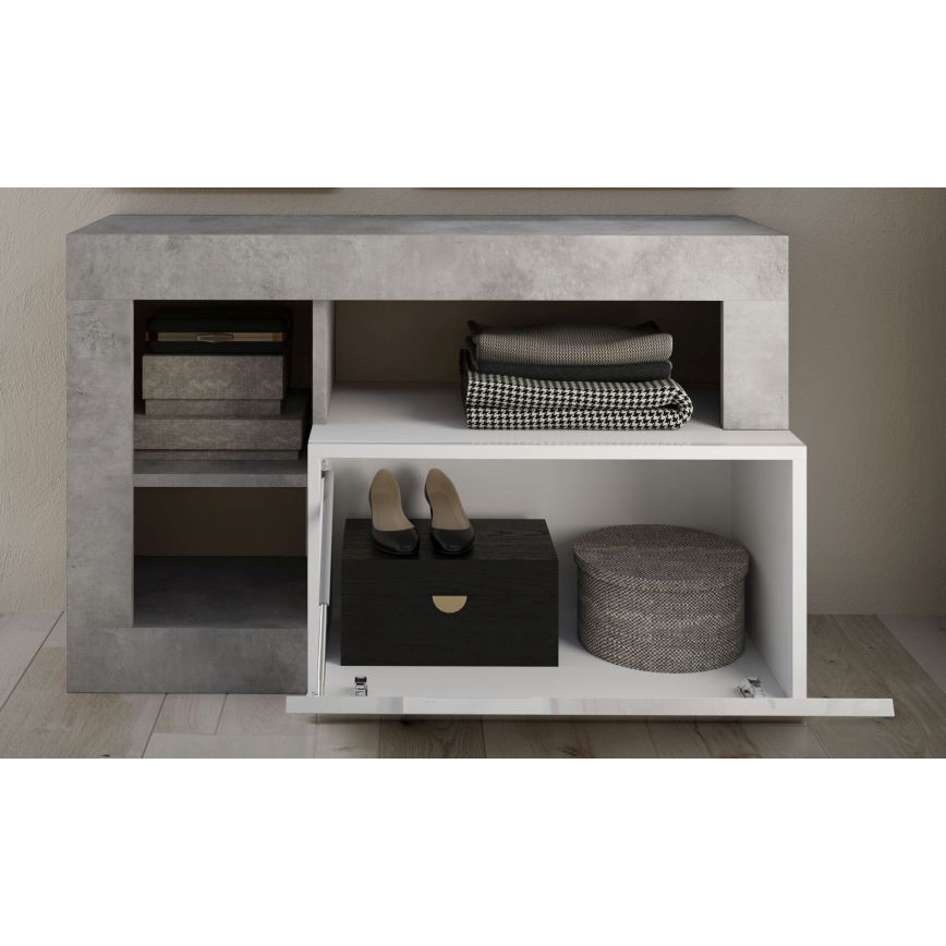 Suolas LENOR baltas/pilkas, betoninis