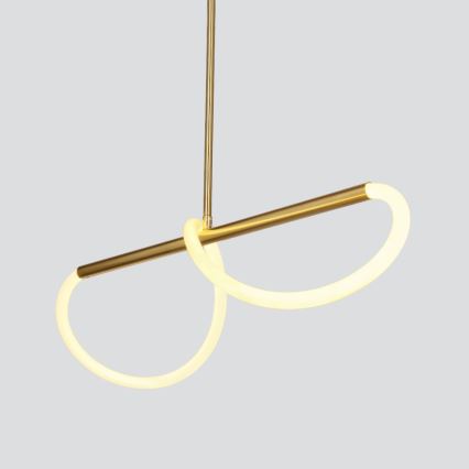 SUPREME LED pakabinamas šviestuvas ant laido LED/18W/230V, 80 cm, auksinis