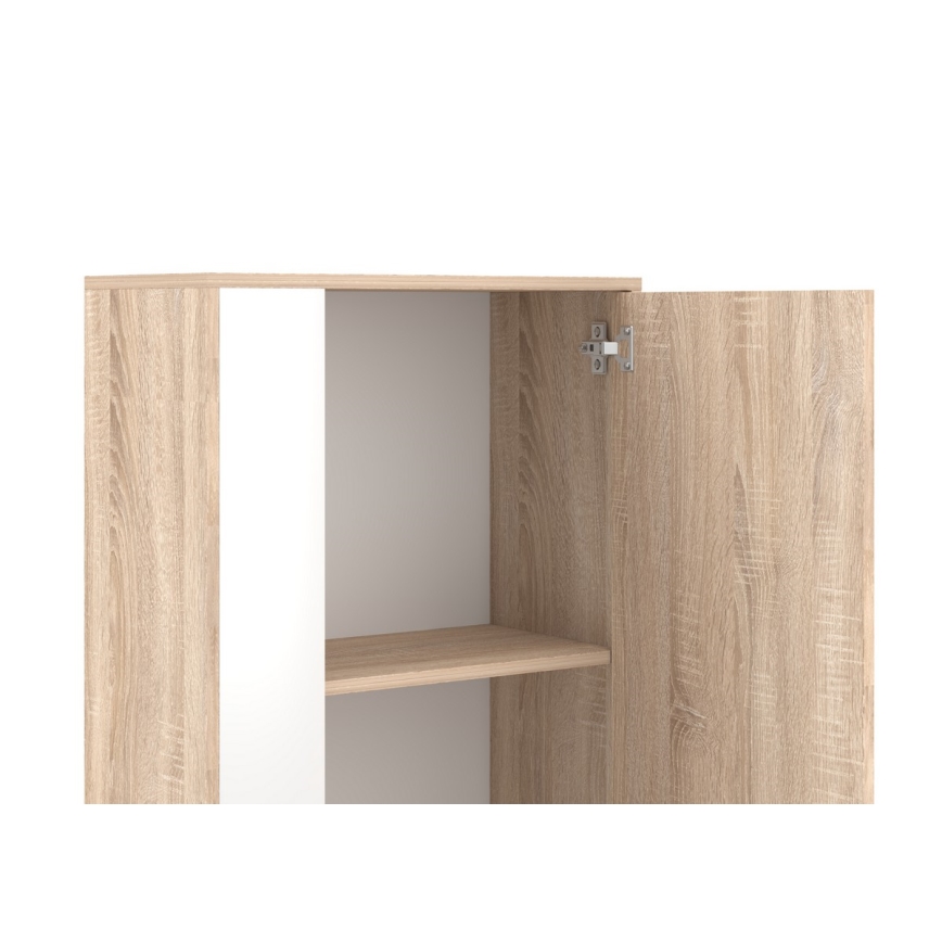 Svetainės sekcija BRICK ąžuolas sonoma/balta