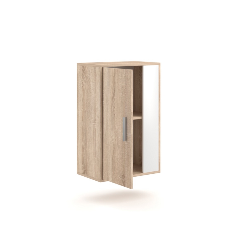 Svetainės sekcija BRICK ąžuolas sonoma/balta