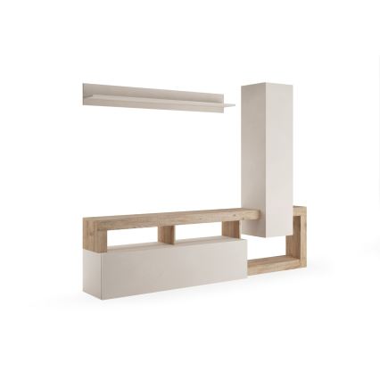 Svetainės sekcija LENOR kašmyro/rudos spalvos