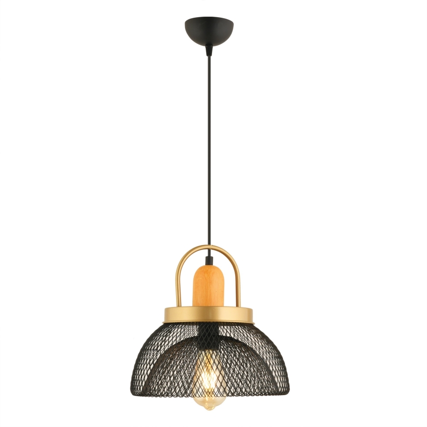 Svetimas MONZA 1xE27/40W/230V skersmuo 29 cm juoda/aukso