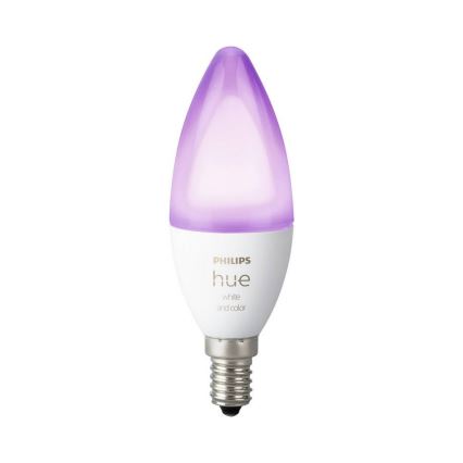 Šviesos diodų lemputė Philips Hue WHITE AND COLOR AMBIANCE B39 E14 / 5,3W / 230V 2200K - 6500K