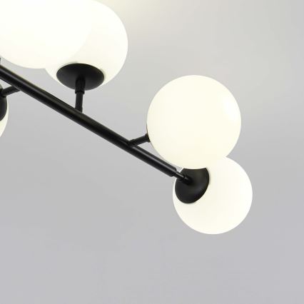 Šviestuvas ant stiebo DORADO 8xE14/40W/230V juodas