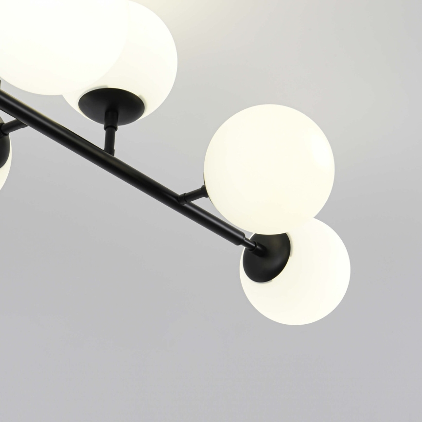 Šviestuvas ant stiebo DORADO 8xE14/40W/230V juodas