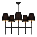 Šviestuvas ant strypo MADELA 5xE14/40W/230V juodas