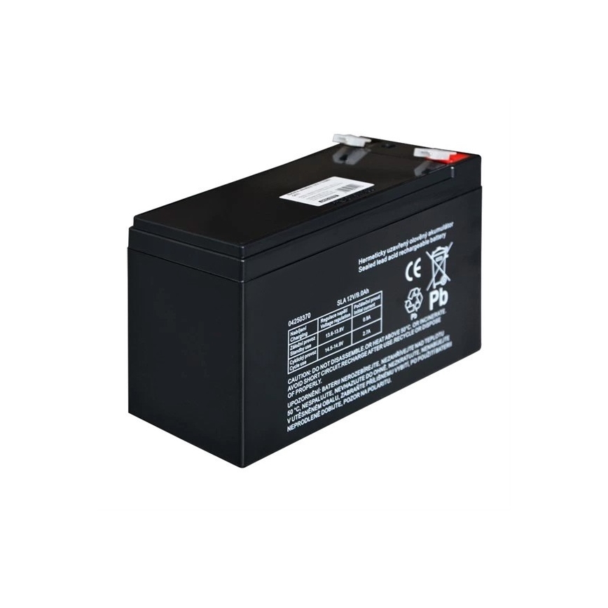 Švino akumuliatorius VRLA AGM 12 V/9 Ah