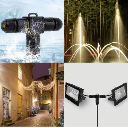 T formos jungtis IP68 450V