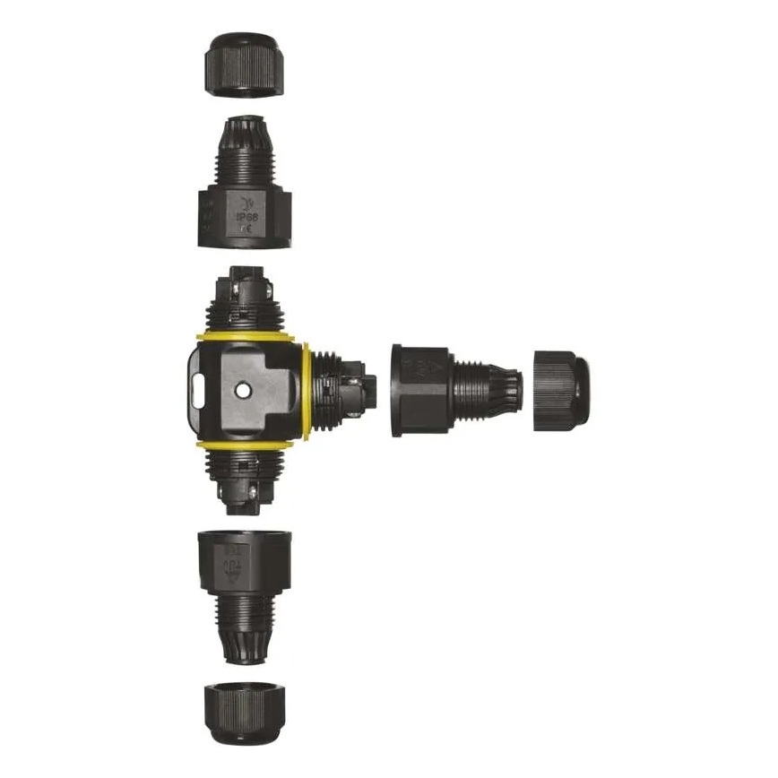 T formos kabelio jungtis IP68