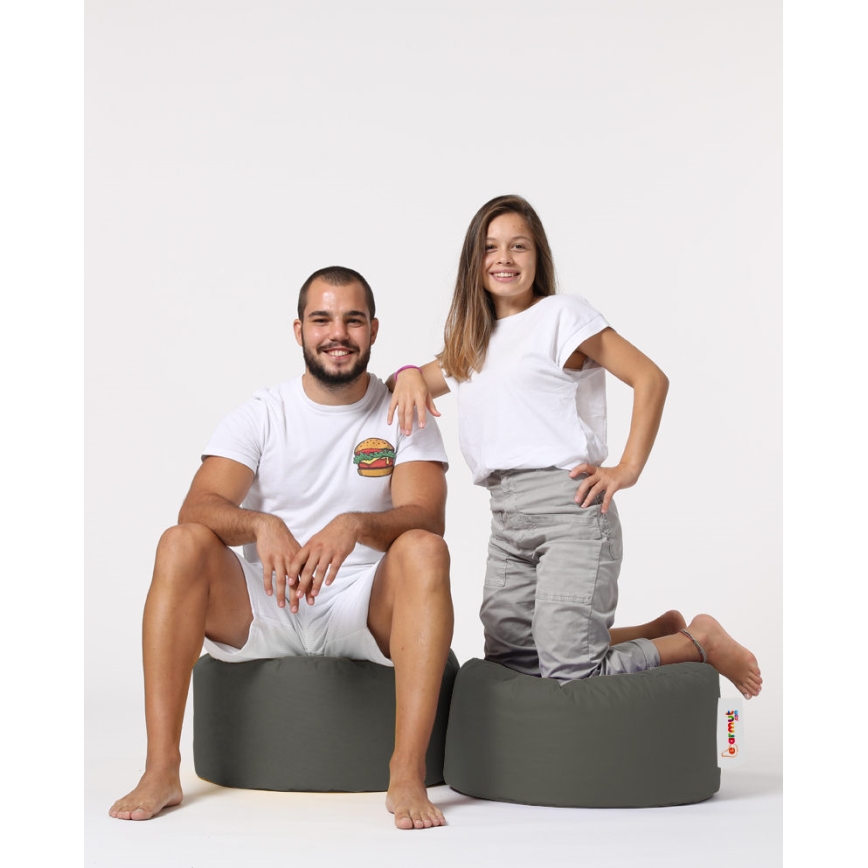 Taboretas 55 cm pilkos spalvos