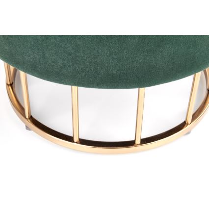 Taburetas MINTY diametras 37 cm žalia/auksas