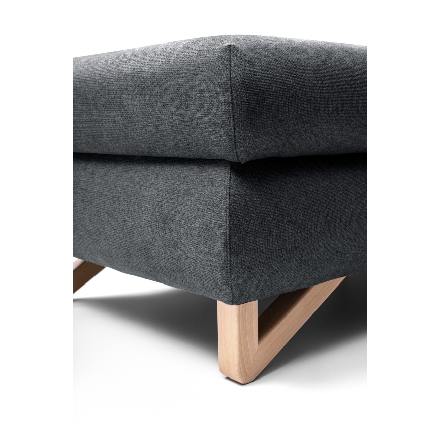 Pufas AVESTA 63x95 cm antracito spalvos