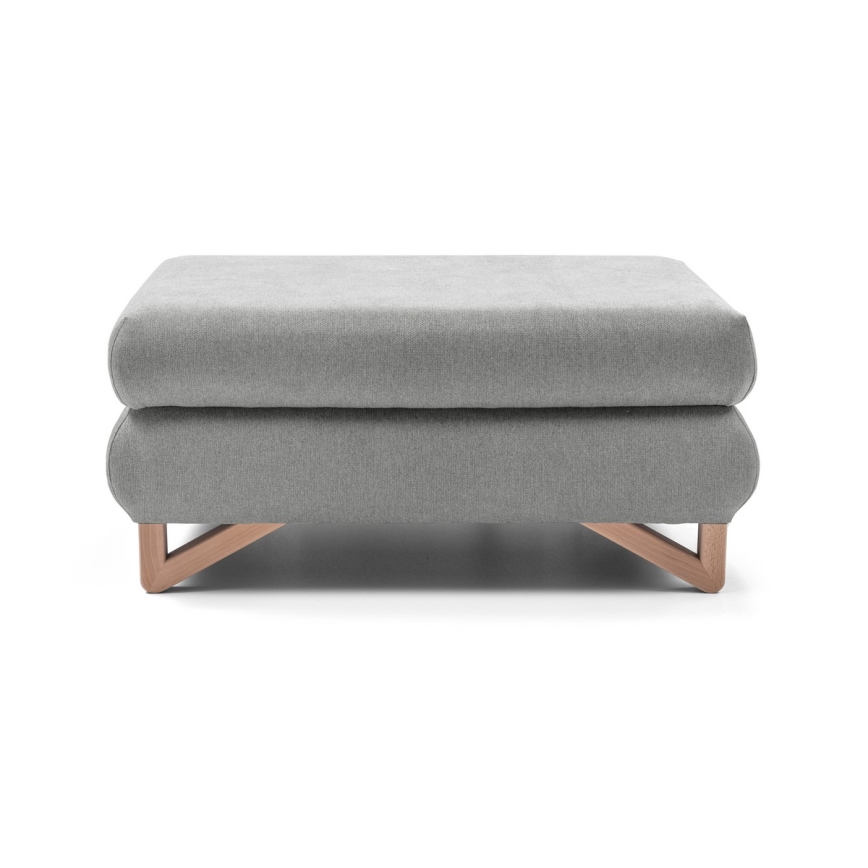 Pufas AVESTA 63x95 cm pilkos spalvos