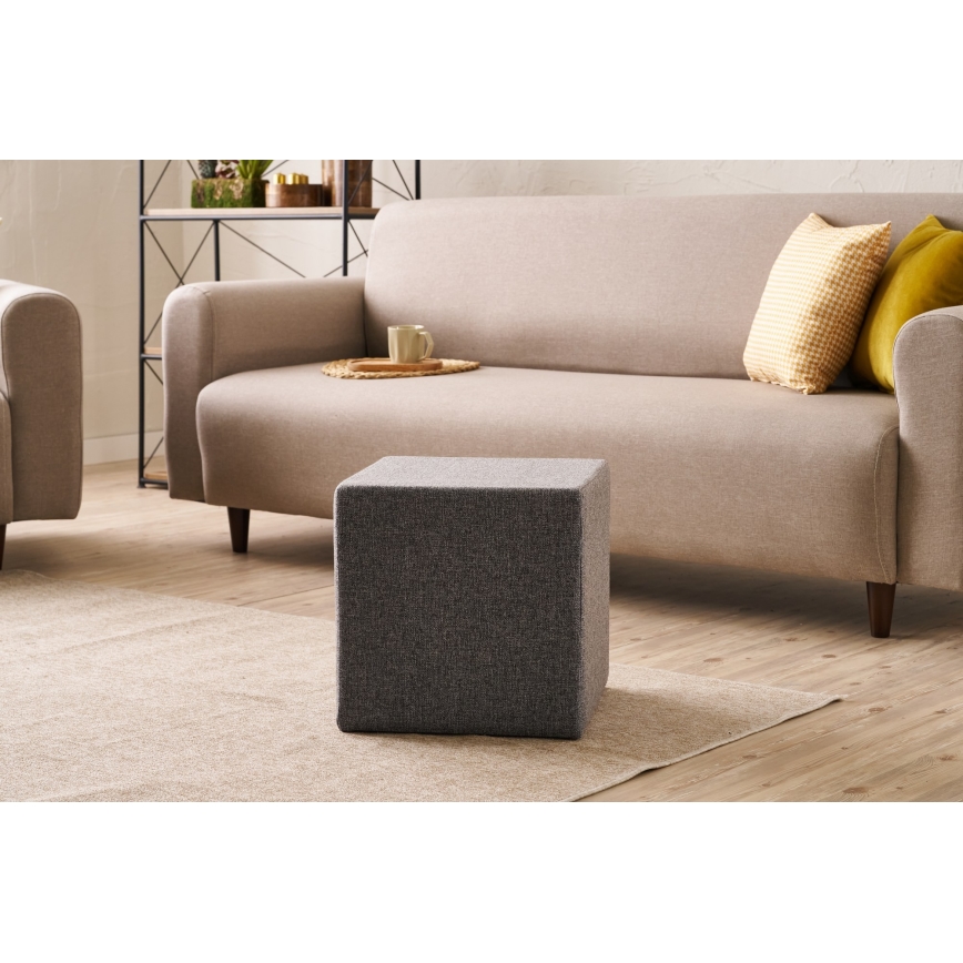 Taburetė CUBI 40x40 cm antracito spalvos