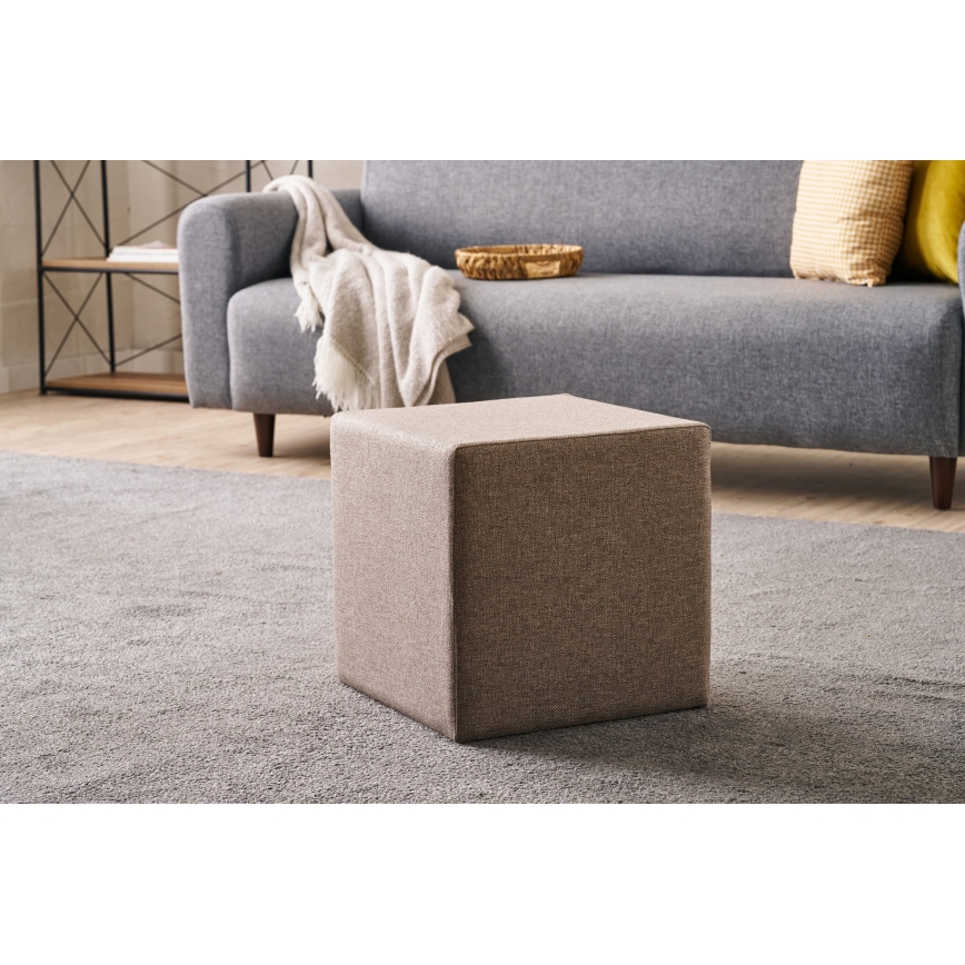 Taburetė CUBI 40x40 cm, ruda