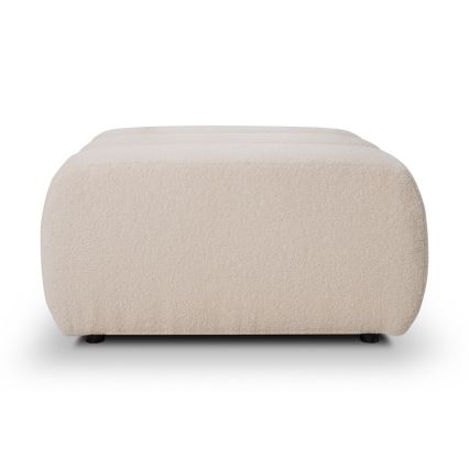 Pufas DESIO 82x75 cm smėlio spalvos