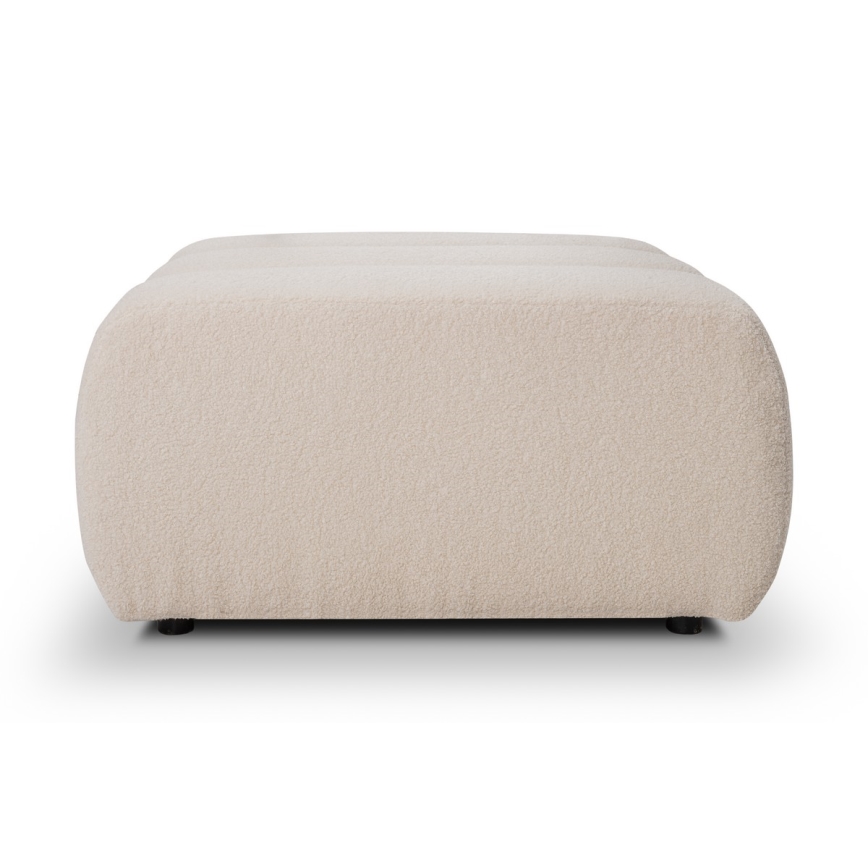 Pufas DESIO 82x75 cm smėlio spalvos