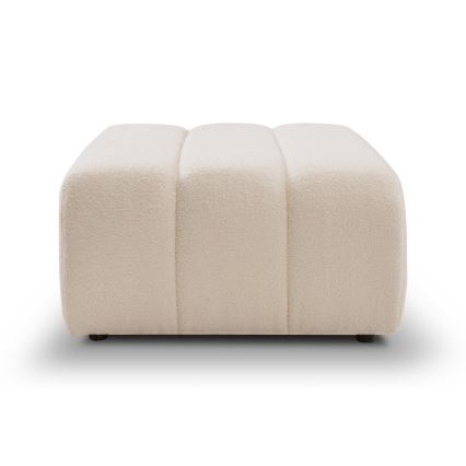 Pufas DESIO 82x75 cm smėlio spalvos