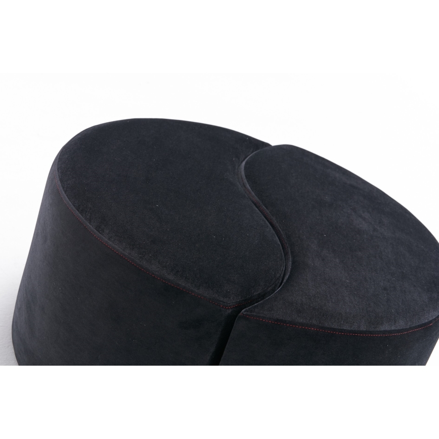 Taburetė JING, skersmuo 80 cm, antracito spalvos