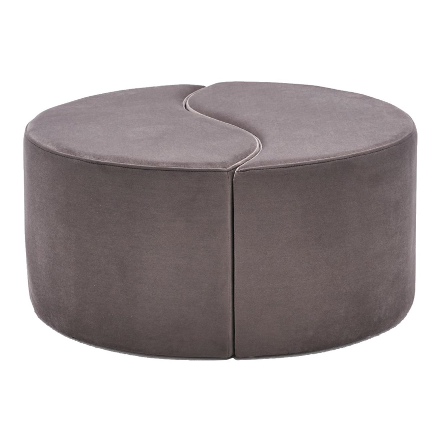 Taburetė JING, skersmuo 80 cm, ruda