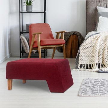 Taburetė KATE 40x84 cm raudona