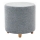 Taburetė KIMA, skersmuo 40 cm, pilka