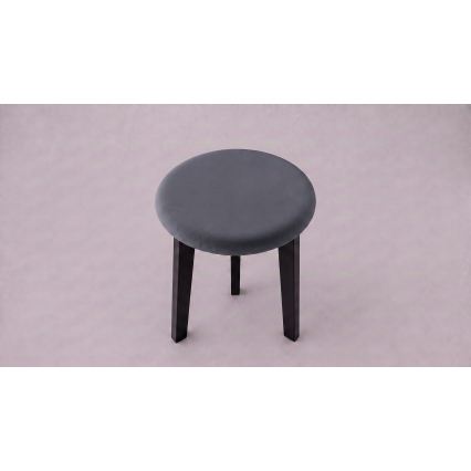 Taburetė KUBE skersmuo 36 cm juoda/antracitas