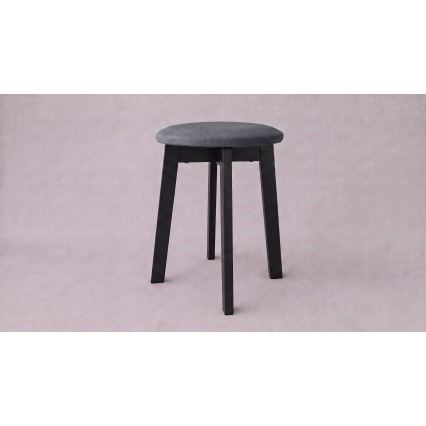 Taburetė KUBE skersmuo 36 cm juoda/antracitas