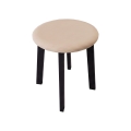 Taburetė KUBE, skersmuo 36 cm, juoda/smėlio spalvos