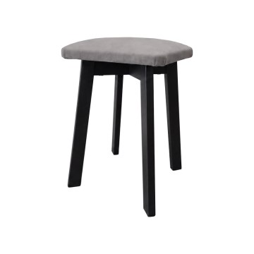 Taburetė LUBE 36x36 cm juoda/pilka