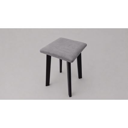 Taburetė LUBE 36x36 cm juoda/pilka