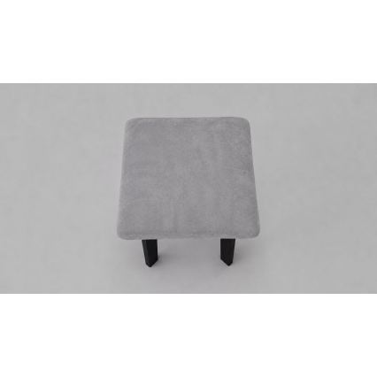 Taburetė LUBE 36x36 cm juoda/pilka