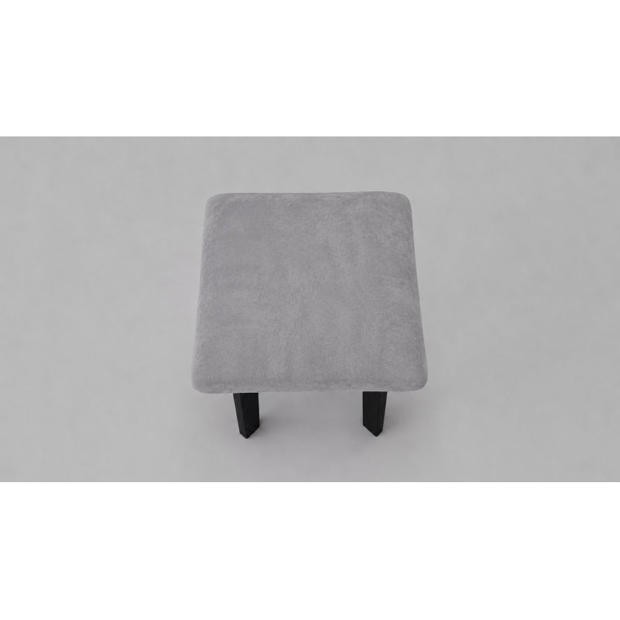 Taburetė LUBE 36x36 cm juoda/pilka