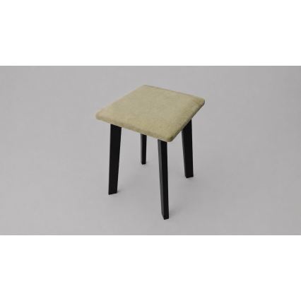Taburetė LUBE 36x36 cm juoda/žalia