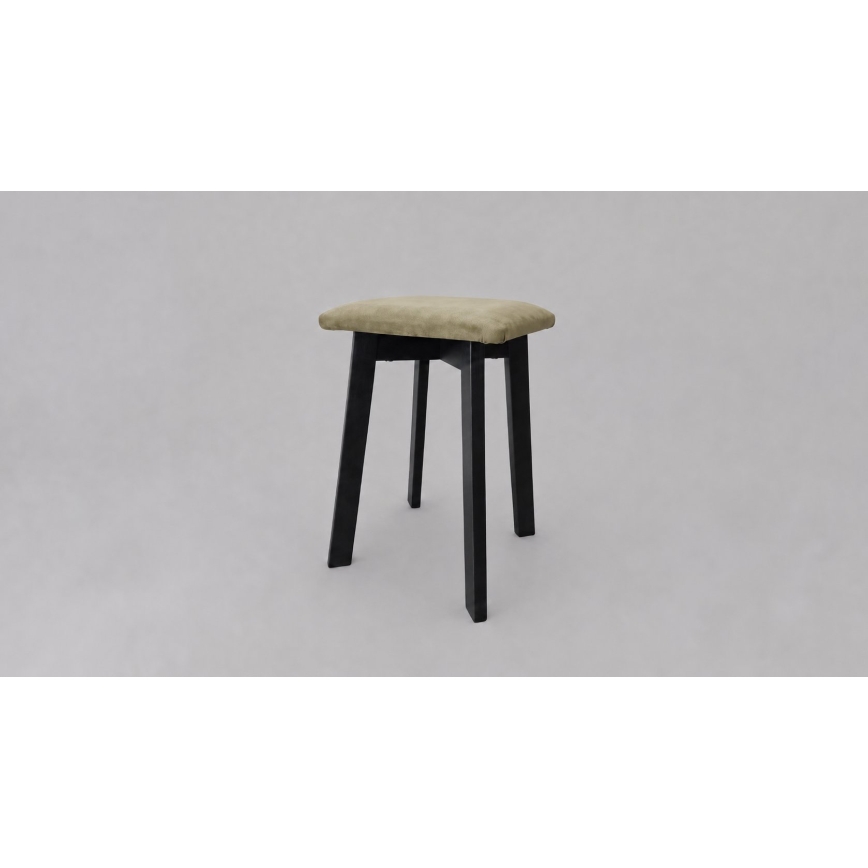 Taburetė LUBE 36x36 cm juoda/žalia
