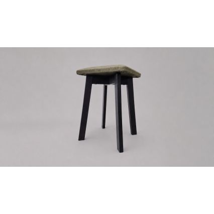 Taburetė LUBE 36x36 cm juoda/žalia