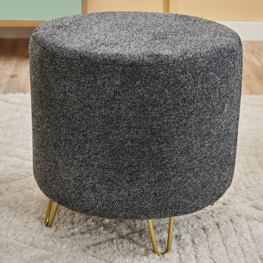 Taburetė NANI, skersmuo 40 cm, antracitas