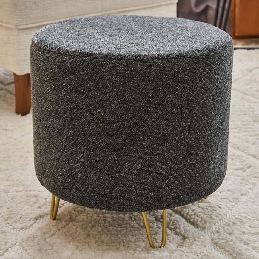 Taburetė NANI, skersmuo 40 cm, antracito spalvos